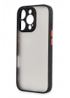 Mey İthalat®  iPhone 16 Pro Kılıf Montreal Silikon Kapak - Siyah