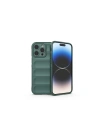 Mey İthalat®  iPhone 16 Pro Kılıf Optimum Silikon - Koyu Yeşil