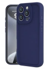 Mey İthalat®  iPhone 16 Pro Kılıf Viera Silikon - Lacivert