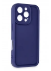 Mey İthalat®  iPhone 16 Pro Kılıf Viera Silikon - Lacivert