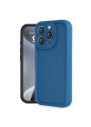 Mey İthalat®  iPhone 16 Pro Kılıf Viera Silikon - Mavi