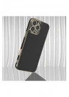 Mey İthalat®  iPhone 16 Pro Kılıf Volet Silikon - Pembe