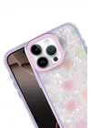 Mey İthalat®   iPhone 16 Pro Lumi Desenli Kapak - Mor