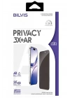 Mey İthalat®   iPhone 16 Pro Max Bilvis 3X AR Hayalet Cam Ekran Koruyucu - Siyah