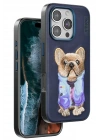 Mey İthalat®  iPhone 16 Pro Max Cute Desenli Kapak - Lacivert