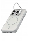 Mey İthalat®   iPhone 16 Pro Max Flexa Magsafe Kapak - Beyaz