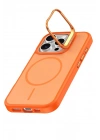 Mey İthalat®   iPhone 16 Pro Max Flexa Magsafe Kapak - Turuncu