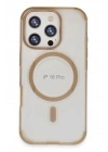 Mey İthalat®  iPhone 16 Pro Max Hilton Magsafe Kapak - Gold