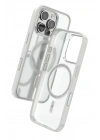 Mey İthalat®   iPhone 16 Pro Max Joly Magsafe Kapak - Beyaz