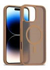 Mey İthalat®  iPhone 16 Pro Max Jota Magsafe Kapak - Çöl Titanyum