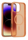 Mey İthalat®   iPhone 16 Pro Max Jota Magsafe Kapak - Turuncu