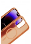 Mey İthalat®   iPhone 16 Pro Max Jota Magsafe Kapak - Turuncu