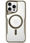Mey İthalat®  iPhone 16 Pro Max Kılıf Boyi Magsafe Silikon Kapak - Çöl Titanyum