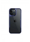 Mey İthalat®  iPhone 16 Pro Max Kılıf Boyi Silikon Kapak - Lacivert