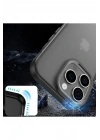 Mey İthalat®  iPhone 16 Pro Max Kılıf Elegant Kapak - Siyah