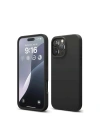Mey İthalat®  iPhone 16 Pro Max Kılıf First Silikon - Siyah