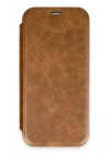 Mey İthalat®   iPhone 16 Pro Max Kılıf Flip Cover - Taba