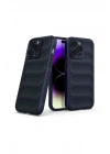 Mey İthalat®  iPhone 16 Pro Max Kılıf Optimum Silikon - Lacivert
