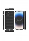 Mey İthalat®  iPhone 16 Pro Max Kılıf Optimum Silikon - Siyah
