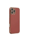 Mey İthalat®  iPhone 16 Pro Max Kılıf Volet Silikon - Kırmızı