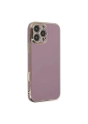 Mey İthalat®  iPhone 16 Pro Max Kılıf Volet Silikon - Mor