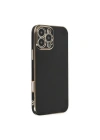 Mey İthalat®  iPhone 16 Pro Max Kılıf Volet Silikon - Siyah