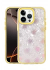 Mey İthalat®   iPhone 16 Pro Max Lumi Desenli Kapak - Sarı