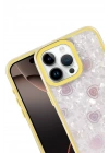 Mey İthalat®   iPhone 16 Pro Max Lumi Desenli Kapak - Sarı