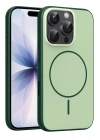 Mey İthalat®   iPhone 16 Pro Max Neva Magsafe Kapak - Koyu Yeşil