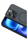 Mey İthalat®   iPhone 16 Pro Max Neva Magsafe Kapak - Siyah