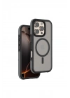 Mey İthalat®  iPhone 16 Pro Max Orbit Magsafe Kapak - Siyah