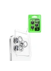Mey İthalat®  iPhone 16 Pro Max Raze Metal Kamera Lens - Beyaz