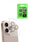 Mey İthalat®  iPhone 16 Pro Max Raze Metal Kamera Lens - Natural Grey