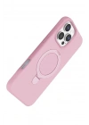 Mey İthalat®   iPhone 16 Pro Max Regal Magsafe Standlı Kapak - Açık Pembe