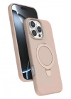 Mey İthalat®   iPhone 16 Pro Max Regal Magsafe Standlı Kapak - Çöl Titanyum