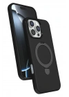 Mey İthalat®   iPhone 16 Pro Max Regal Magsafe Standlı Kapak - Siyah