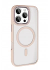 Mey İthalat®   iPhone 16 Pro Max Terea Magsafe Kapak - Pembe
