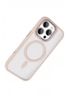 Mey İthalat®   iPhone 16 Pro Max Terea Magsafe Kapak - Pembe