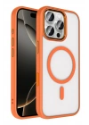 Mey İthalat®   iPhone 16 Pro Max Terea Magsafe Kapak - Turuncu