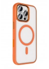 Mey İthalat®   iPhone 16 Pro Max Terea Magsafe Kapak - Turuncu