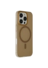 Mey İthalat®  iPhone 16 Pro Max Tuna PC Slim Magsafe Kapak - Çöl Titanyum