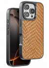 Mey İthalat®  iPhone 16 Pro Max Viper Kapak - Kahverengi