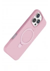 Mey İthalat®   iPhone 16 Pro Regal Magsafe Standlı Kapak - Açık Pembe