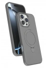 Mey İthalat®   iPhone 16 Pro Regal Magsafe Standlı Kapak - Titan Gri