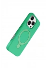 Mey İthalat®   iPhone 16 Pro Regal Magsafe Standlı Kapak - Yeşil