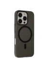 Mey İthalat®  iPhone 16 Pro Tuna PC Slim Magsafe Kapak - Siyah