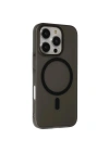 Mey İthalat®  iPhone 16 Pro Tuna PC Slim Magsafe Kapak - Siyah