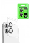 Mey İthalat®  iPhone 16 Raze Metal Kamera Lens - Beyaz