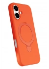 Mey İthalat®   iPhone 16 Regal Magsafe Standlı Kapak - Turuncu