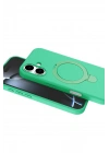 Mey İthalat®   iPhone 16 Regal Magsafe Standlı Kapak - Yeşil